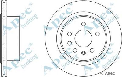APEC BRAKING dsk2563 -  Тормозной диск